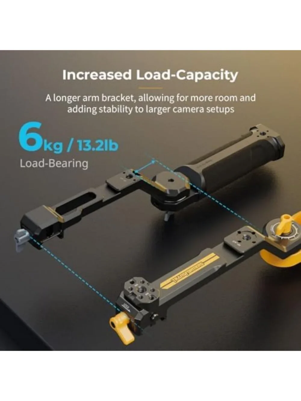 Adjustable Gimbal Sling Handle for DJI RS Series - Ergonomic Grip, Low Angle